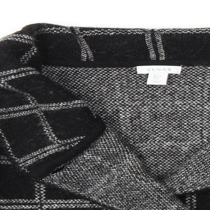 Womens UK Size S Kenar Black Cardigan Jumper