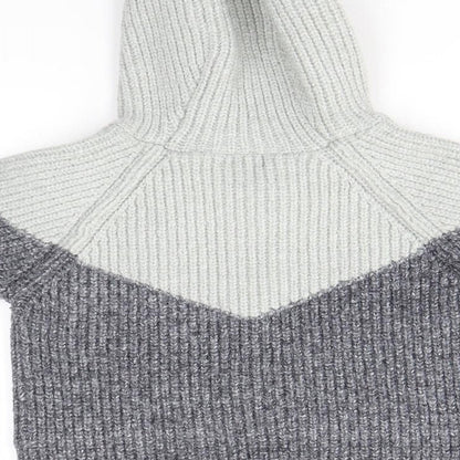 NEXT Girls Grey   Pullover Hoodie Size 2-3 Years