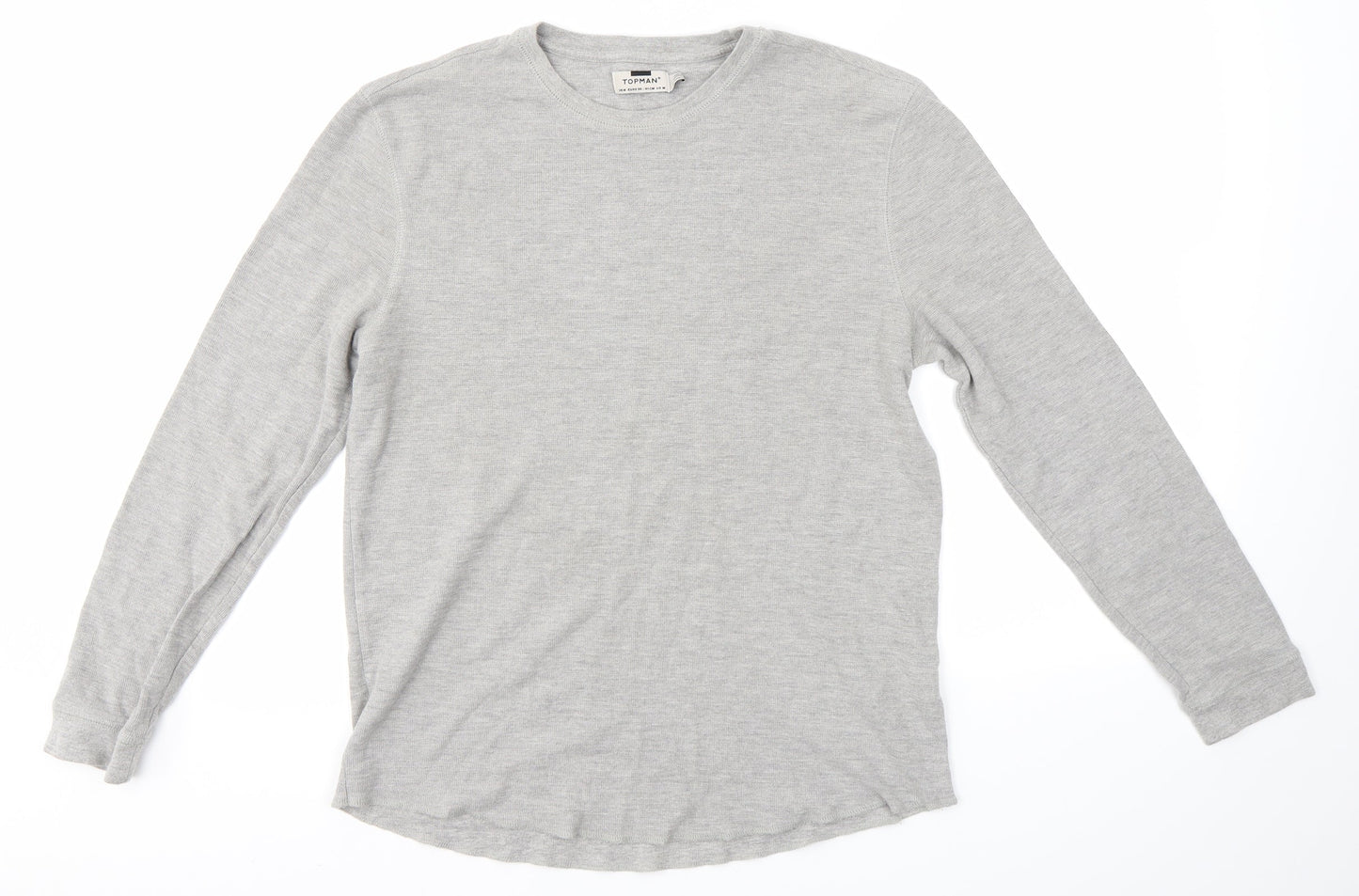 Topman Mens Grey   Pullover Jumper Size M