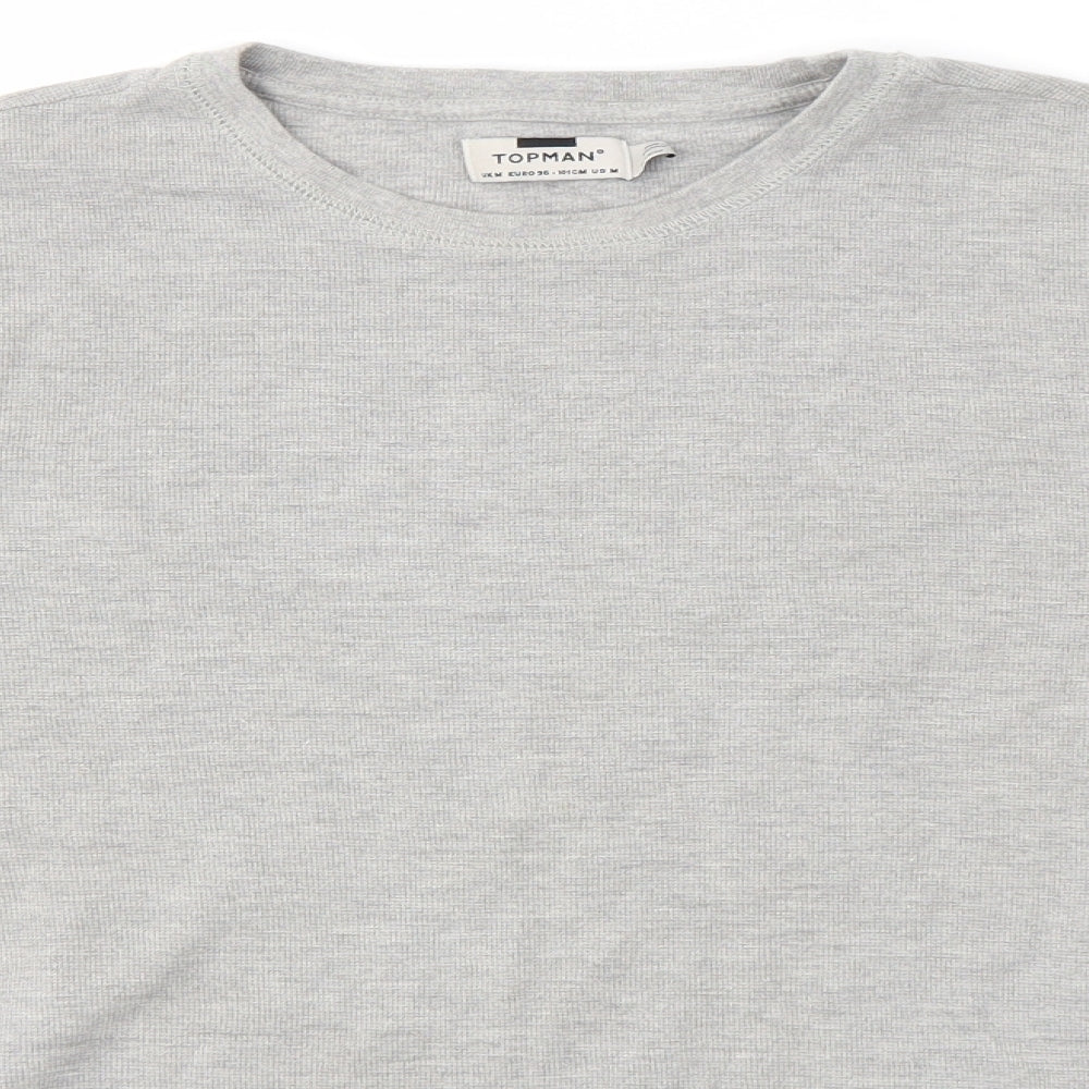 Topman Mens Grey   Pullover Jumper Size M