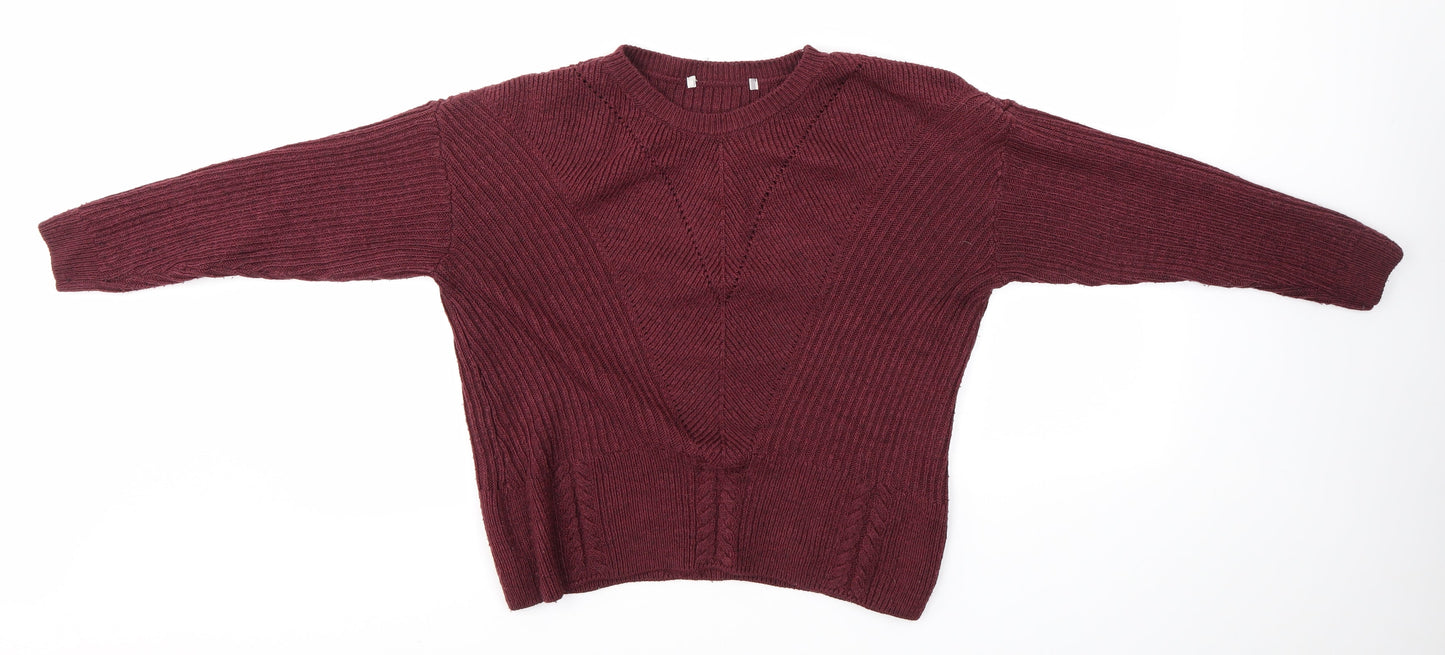 George Womens Purple   Pullover Jumper Size 12