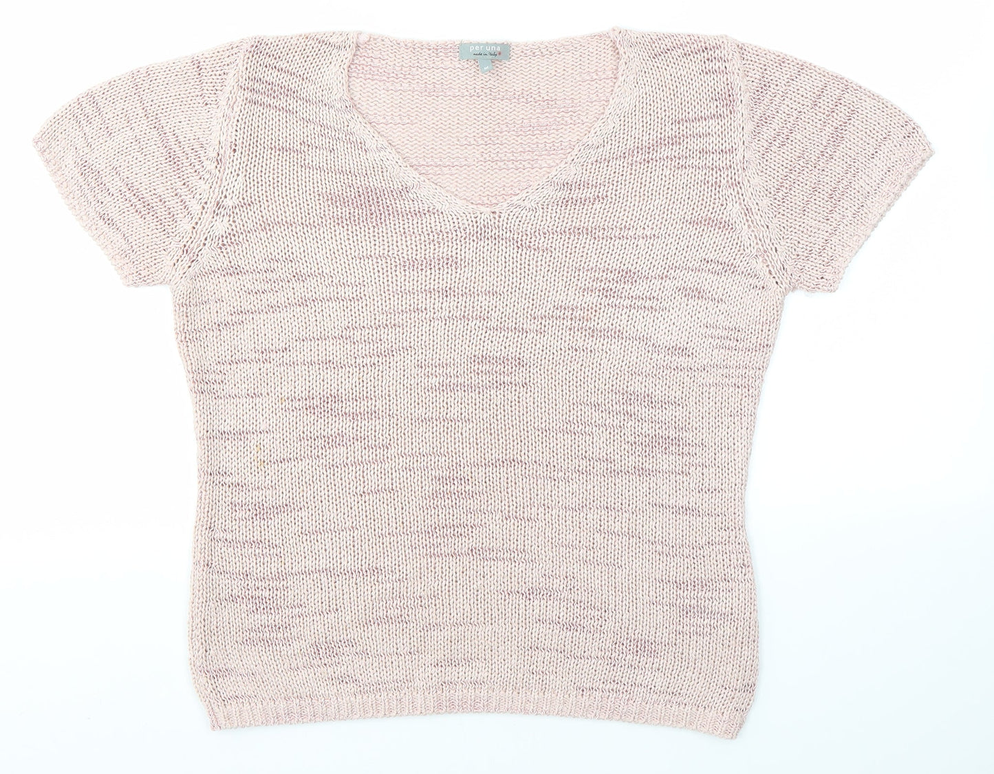 Womens UK Size M M&S Pink Pullover Jumper