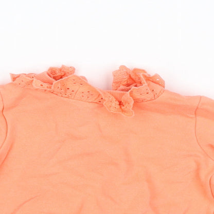 F&F Girls Pink   Pullover Jumper Size 0-3 Months