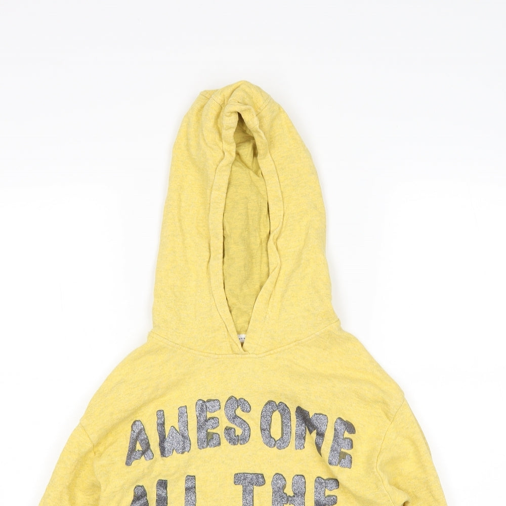 NEXT Girls Yellow   Pullover Hoodie Size 11 Years