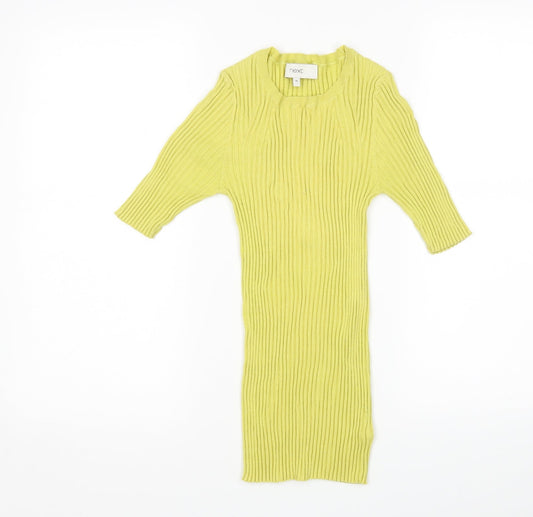 Womens UK Size 10 NEXT Green Pullover Jumper