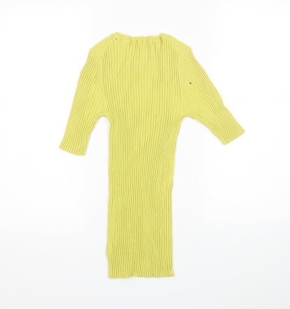 Womens UK Size 10 NEXT Green Pullover Jumper