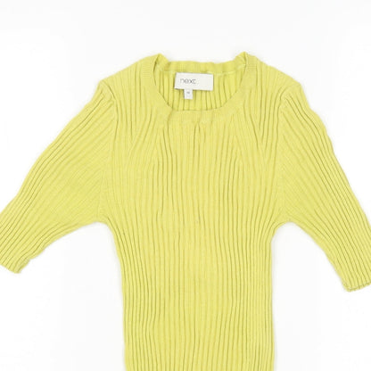 Womens UK Size 10 NEXT Green Pullover Jumper