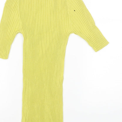 Womens UK Size 10 NEXT Green Pullover Jumper