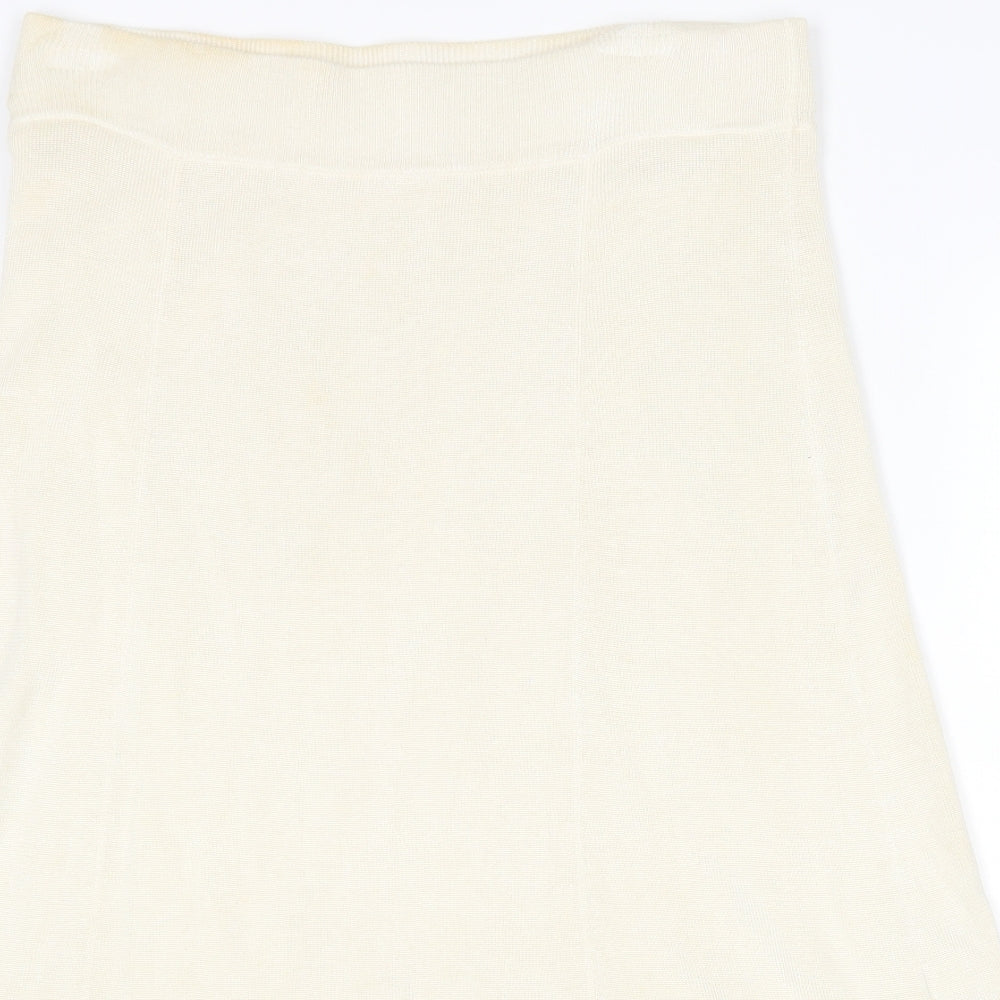 Riddella Womens Beige   A-Line Skirt Size 16