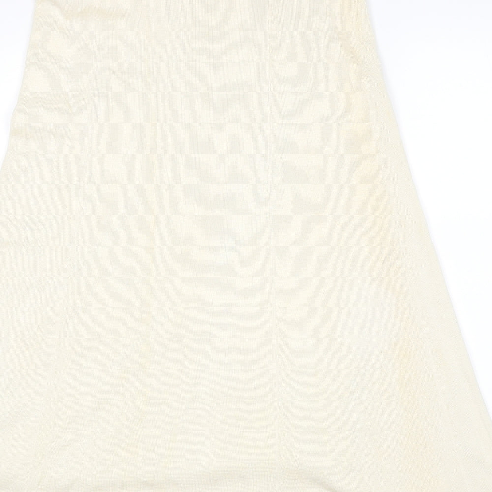 Riddella Womens Beige   A-Line Skirt Size 16