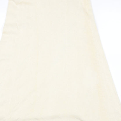 Riddella Womens Beige   A-Line Skirt Size 16