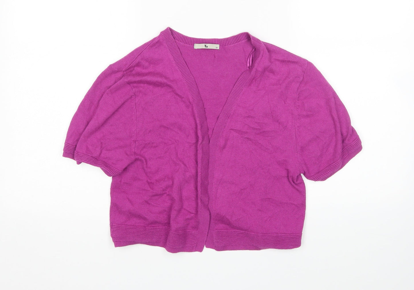 TU Womens Purple   Cardigan Jumper Size 12