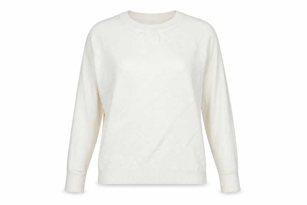 Womens UK Size 6 Laura Scott White Pullover Jumper