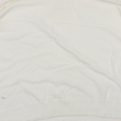 Laura Scott Womens White   Pullover Jumper Size 6