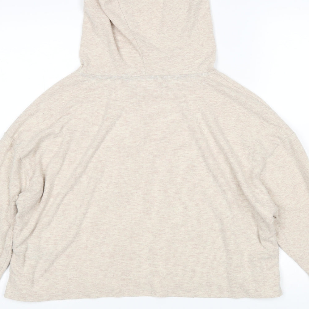 New Look Womens Beige   Pullover Hoodie Size S
