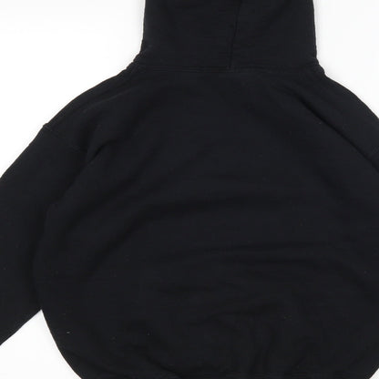 Gildan Girls Black   Pullover Hoodie Size L  - Eat Sleep Flip Repeat