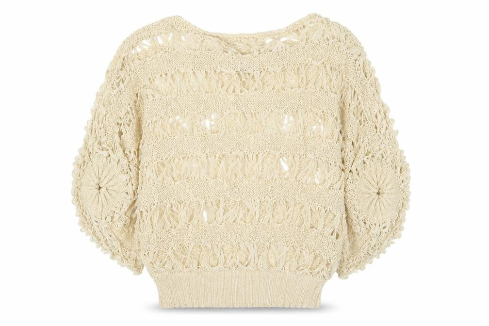 Womens UK Size S Quiz Beige Pullover Jumper
