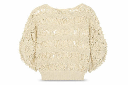 Womens UK Size S Quiz Beige Pullover Jumper