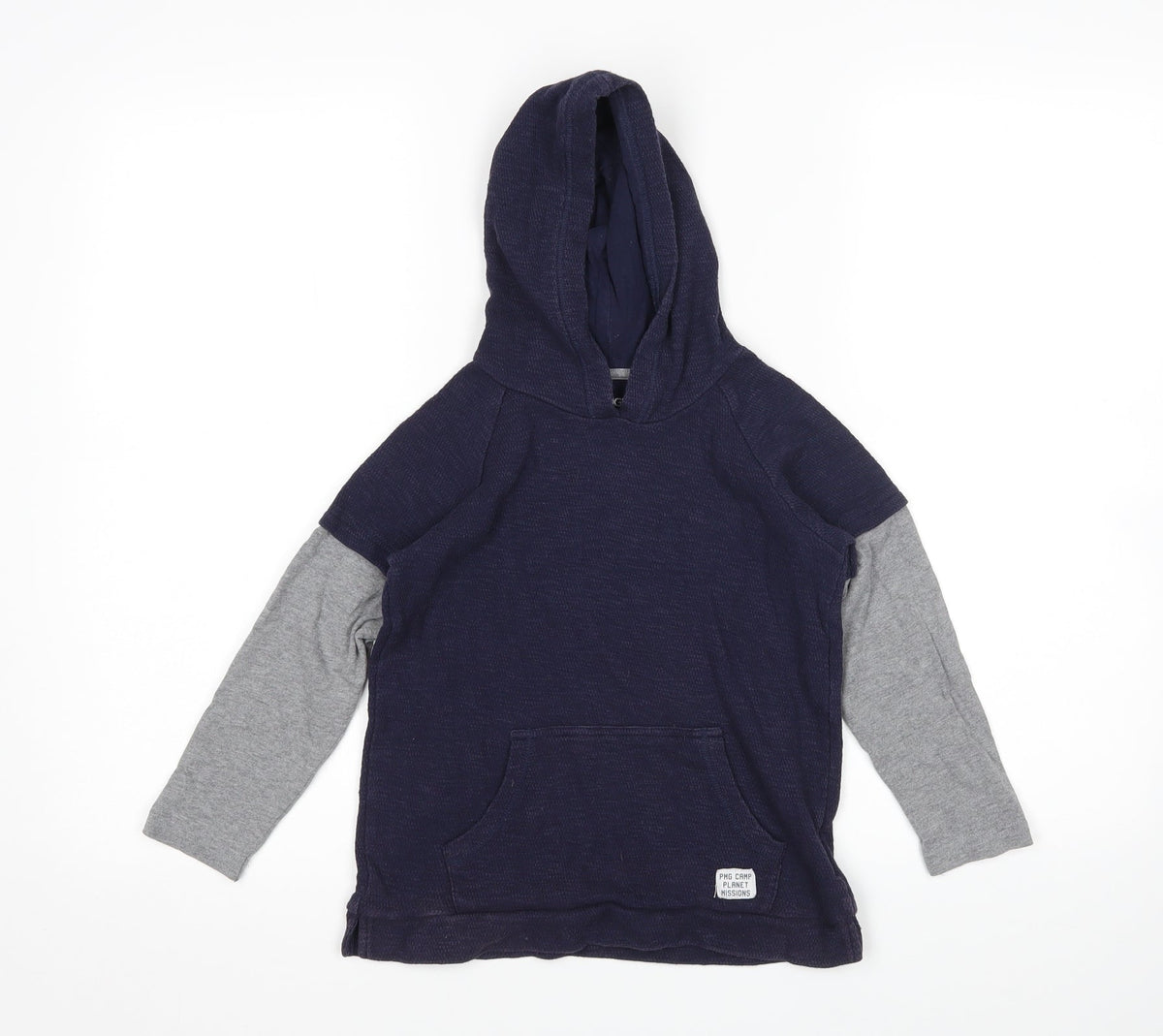Additional front view of Primigi boys’ multicoloured pullover hoodie, size 6, years