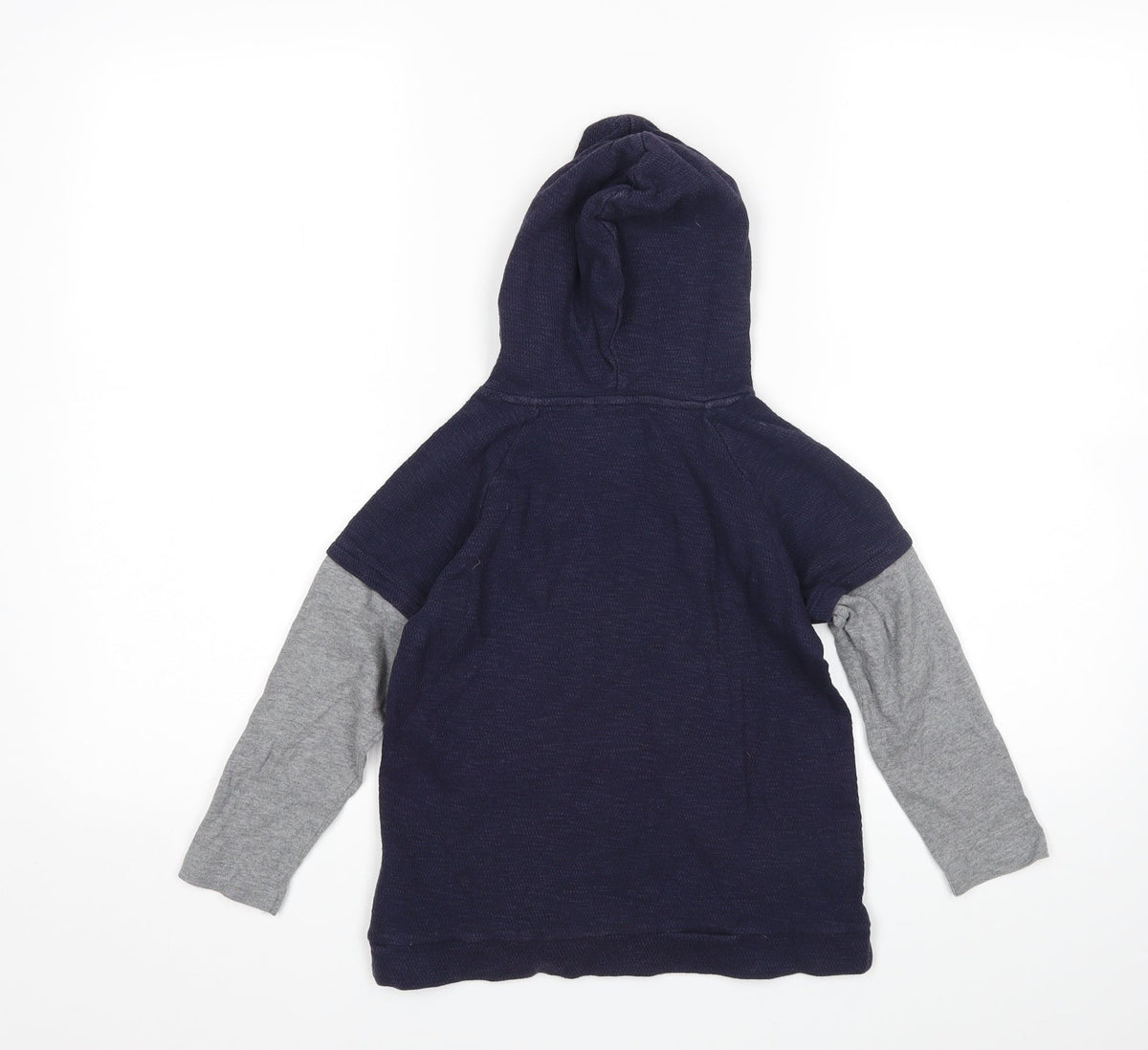 Back view of Primigi boys’ multicoloured pullover hoodie, size 6, years