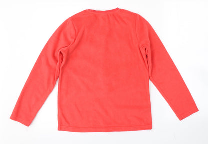Preworn Boys Red   Pullover Jumper Size 10-11 Years  - MANCHESTER UNITED FC