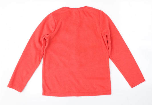 Preworn Boys Red   Pullover Jumper Size 10-11 Years  - MANCHESTER UNITED FC
