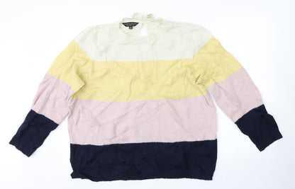 Womens UK Size 14 Dorothy Perkins Multicoloured Pullover Jumper