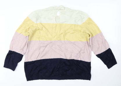 Womens UK Size 14 Dorothy Perkins Multicoloured Pullover Jumper