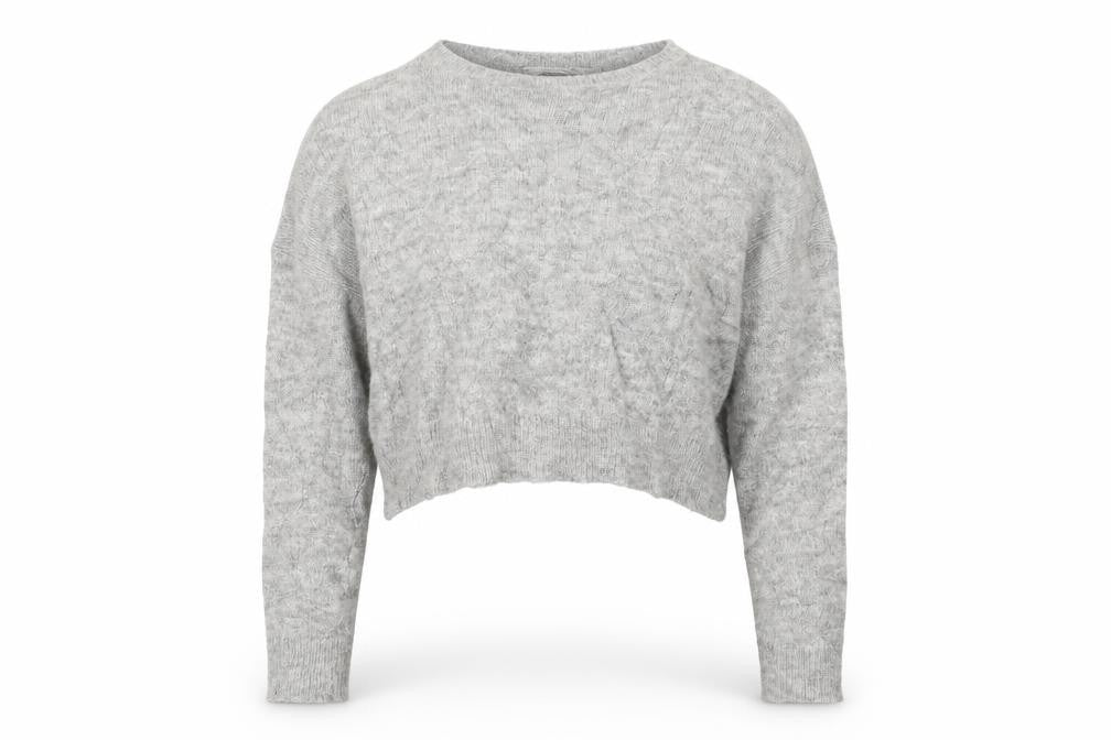 Womens UK Size M LARA KNIT Grey Pullover Jumper