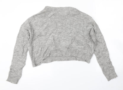 LARA KNIT Womens Grey   Pullover Jumper Size M