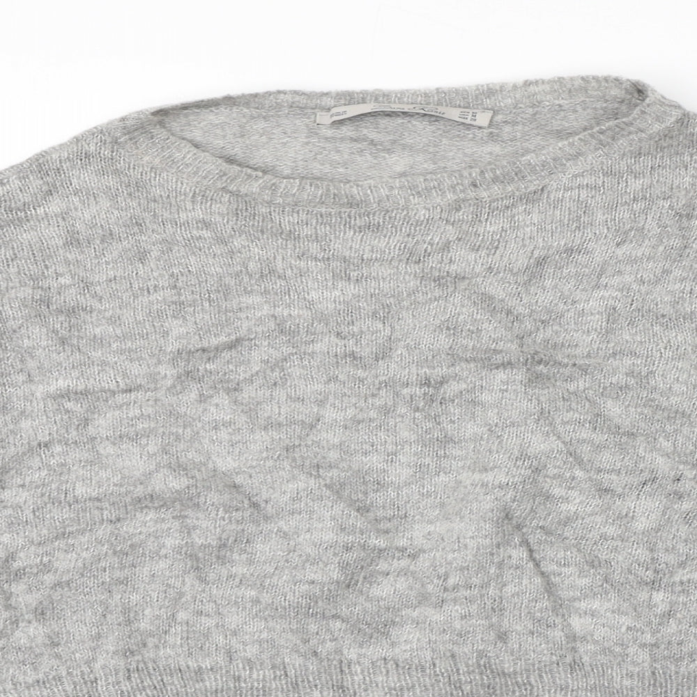 LARA KNIT Womens Grey   Pullover Jumper Size M