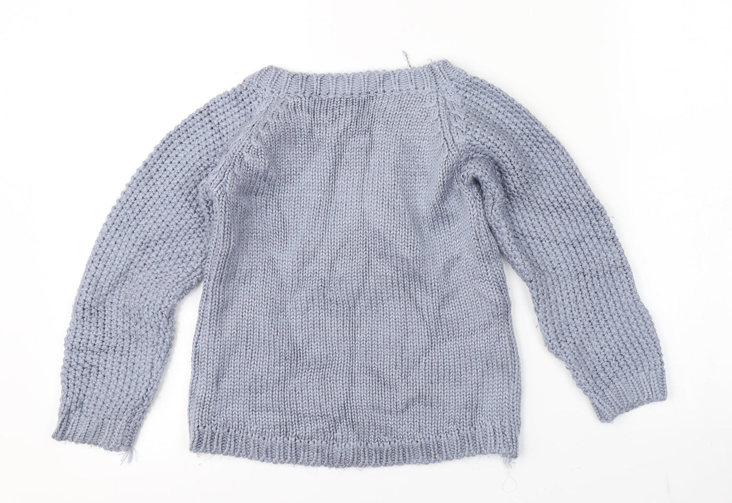 Preworn Girls Blue   Pullover Jumper