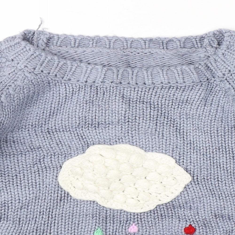 Preworn Girls Blue   Pullover Jumper