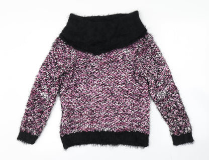 Womens UK Size  Preworn Pink Pullover Jumper
