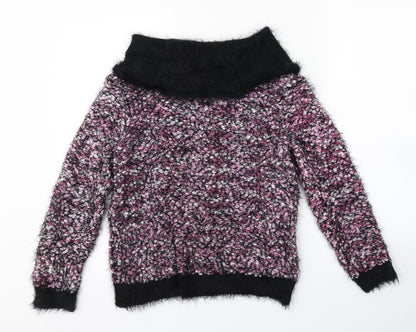 Womens UK Size  Preworn Pink Pullover Jumper