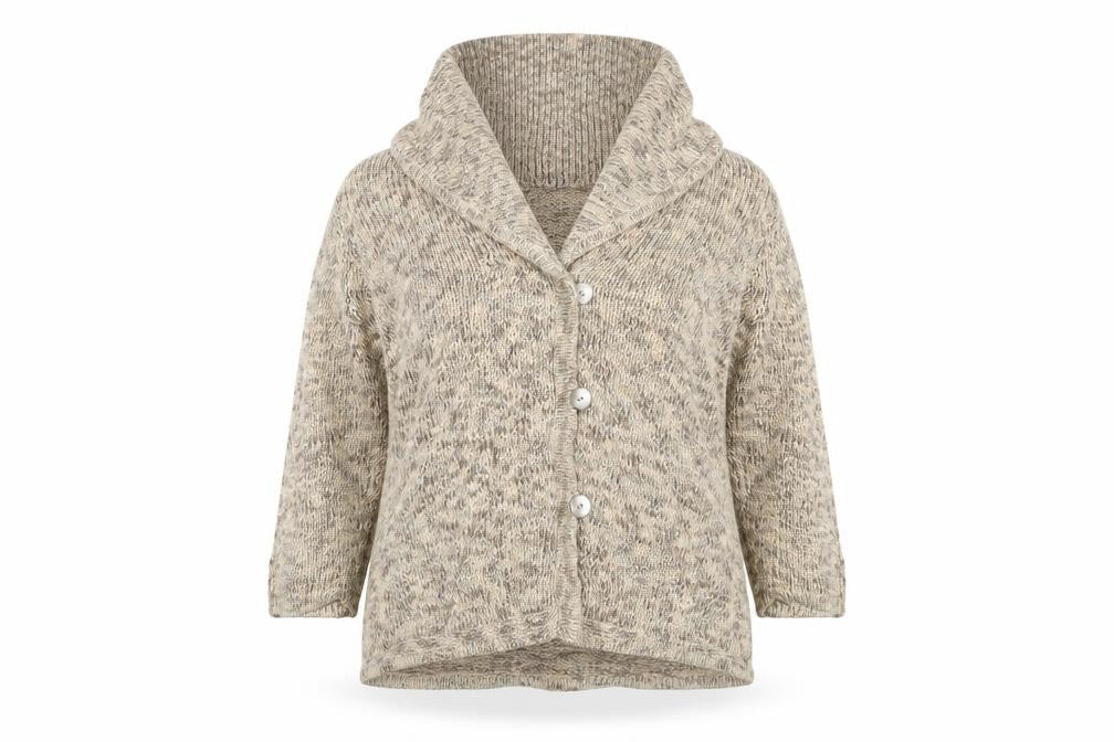 Womens UK Size 18 ALEX & CO Beige Cardigan Jumper