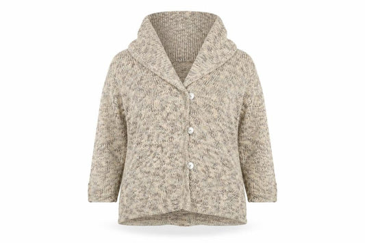 Womens UK Size 18 ALEX & CO Beige Cardigan Jumper