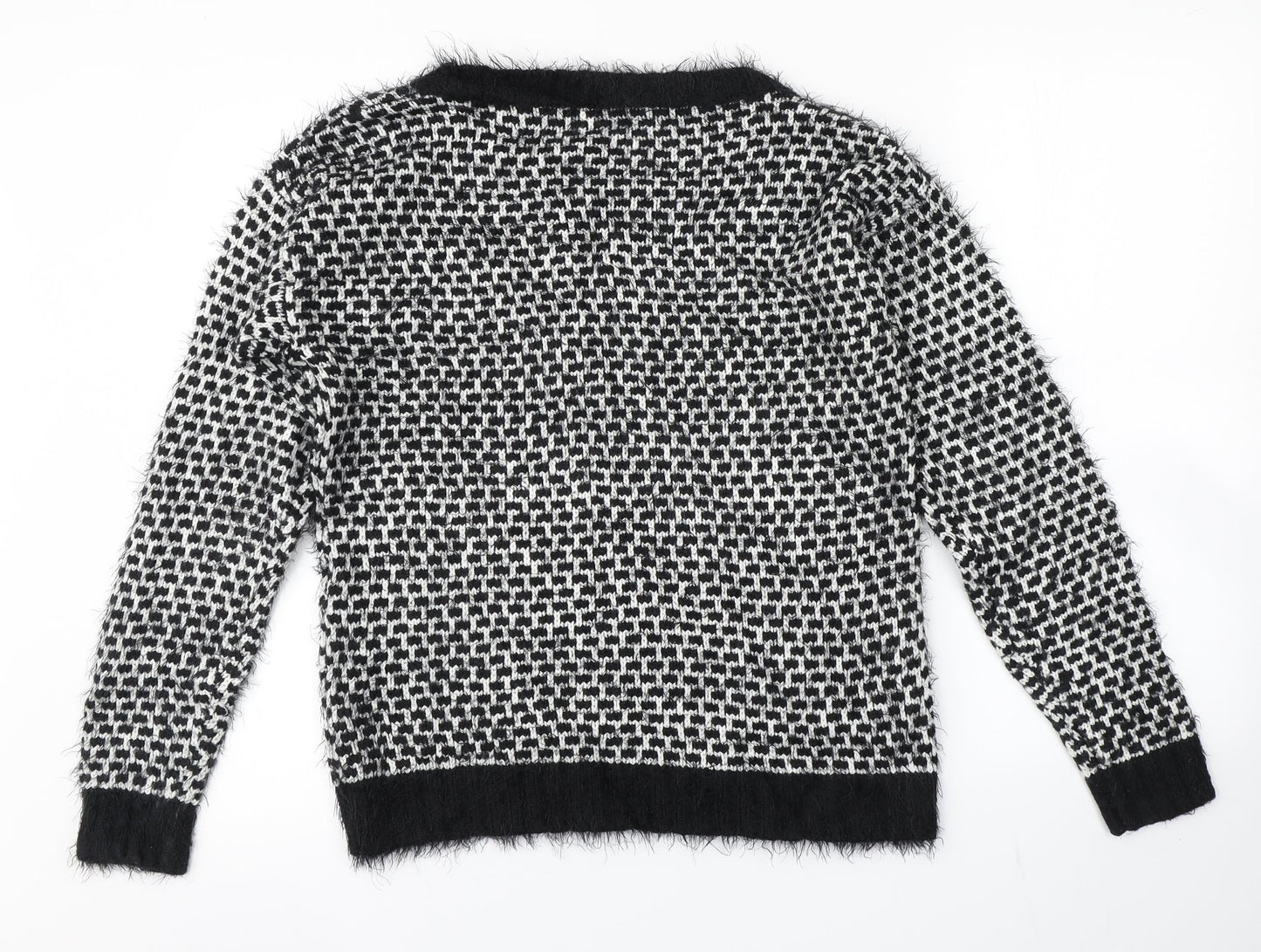 CASAMA Womens Multicoloured Check  Pullover Jumper Size M