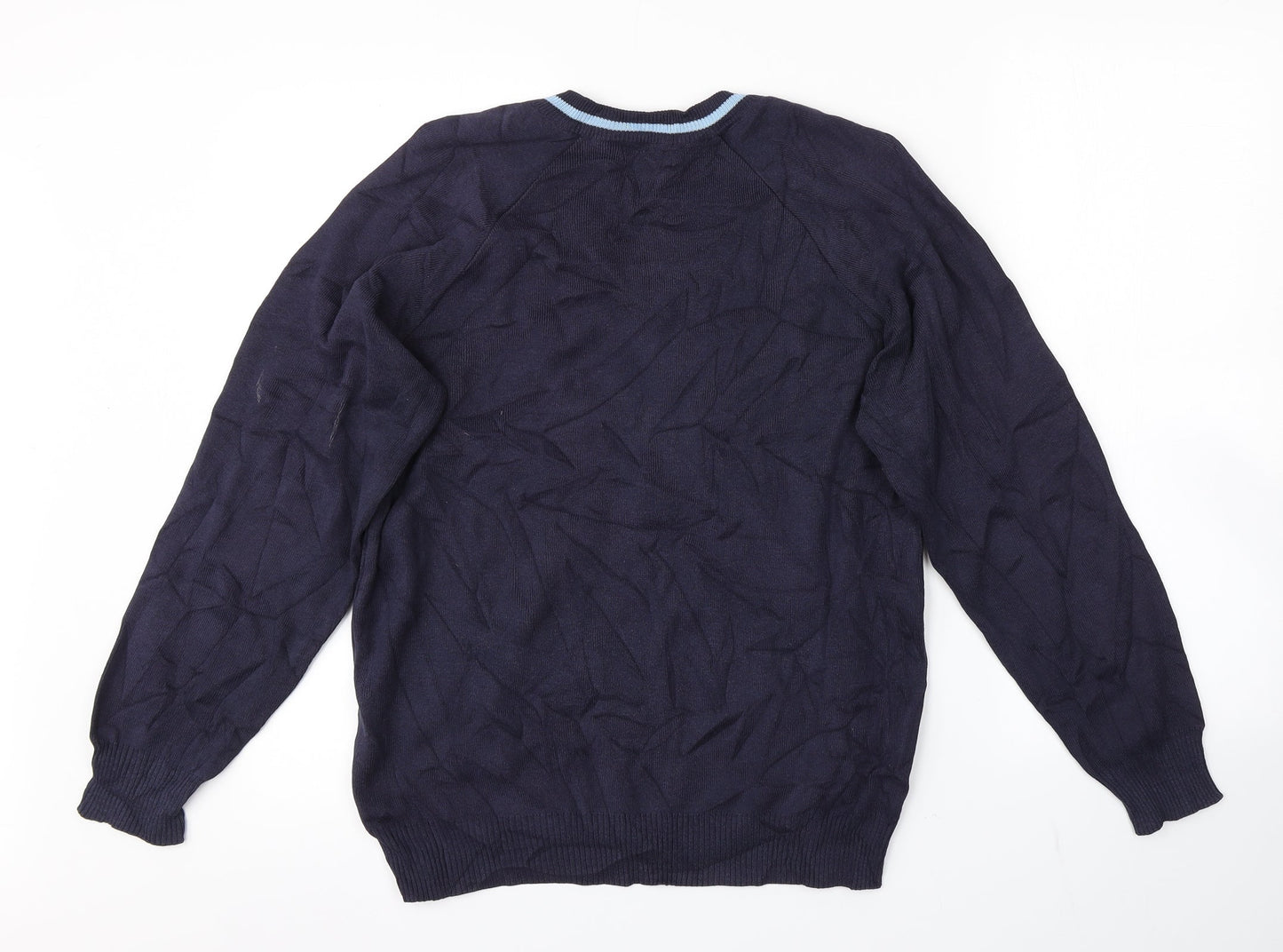 MAGICFIT Mens Blue   Pullover Jumper