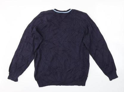 MAGICFIT Mens Blue   Pullover Jumper