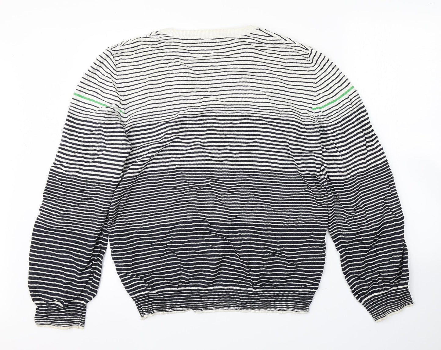 Preworn Mens Multicoloured Striped  Pullover Jumper Size L