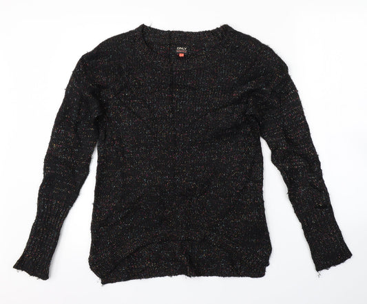Womens UK Size S Only Black Pullover Jumper
