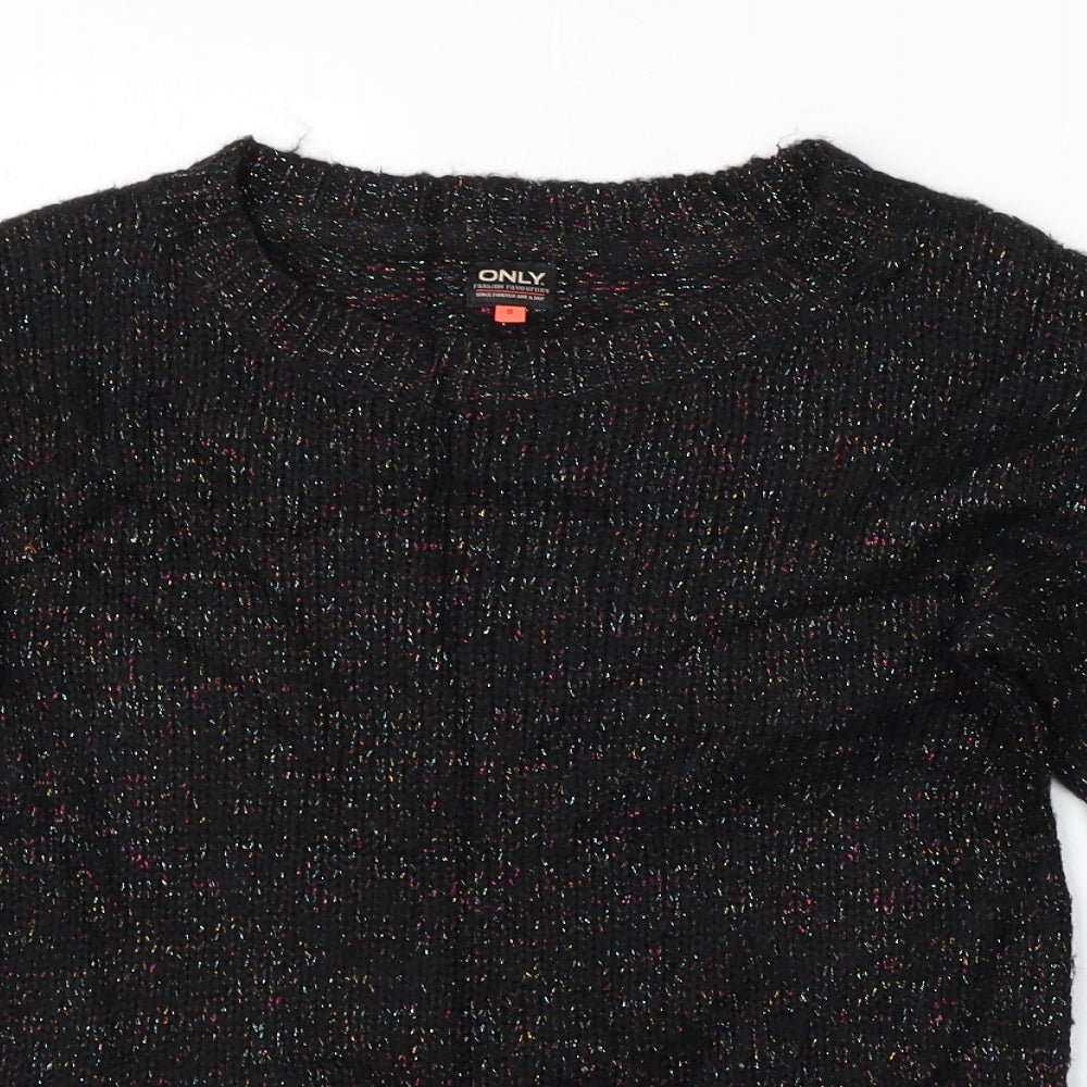 Womens UK Size S Only Black Pullover Jumper