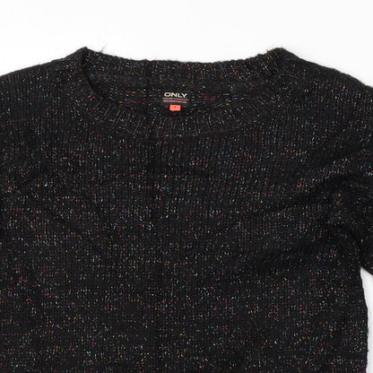 Womens UK Size S Only Black Pullover Jumper