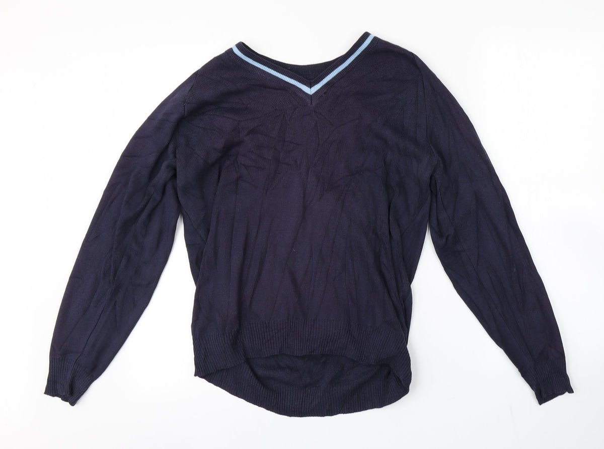 Front view of MAGICFIT men’s blue jumper