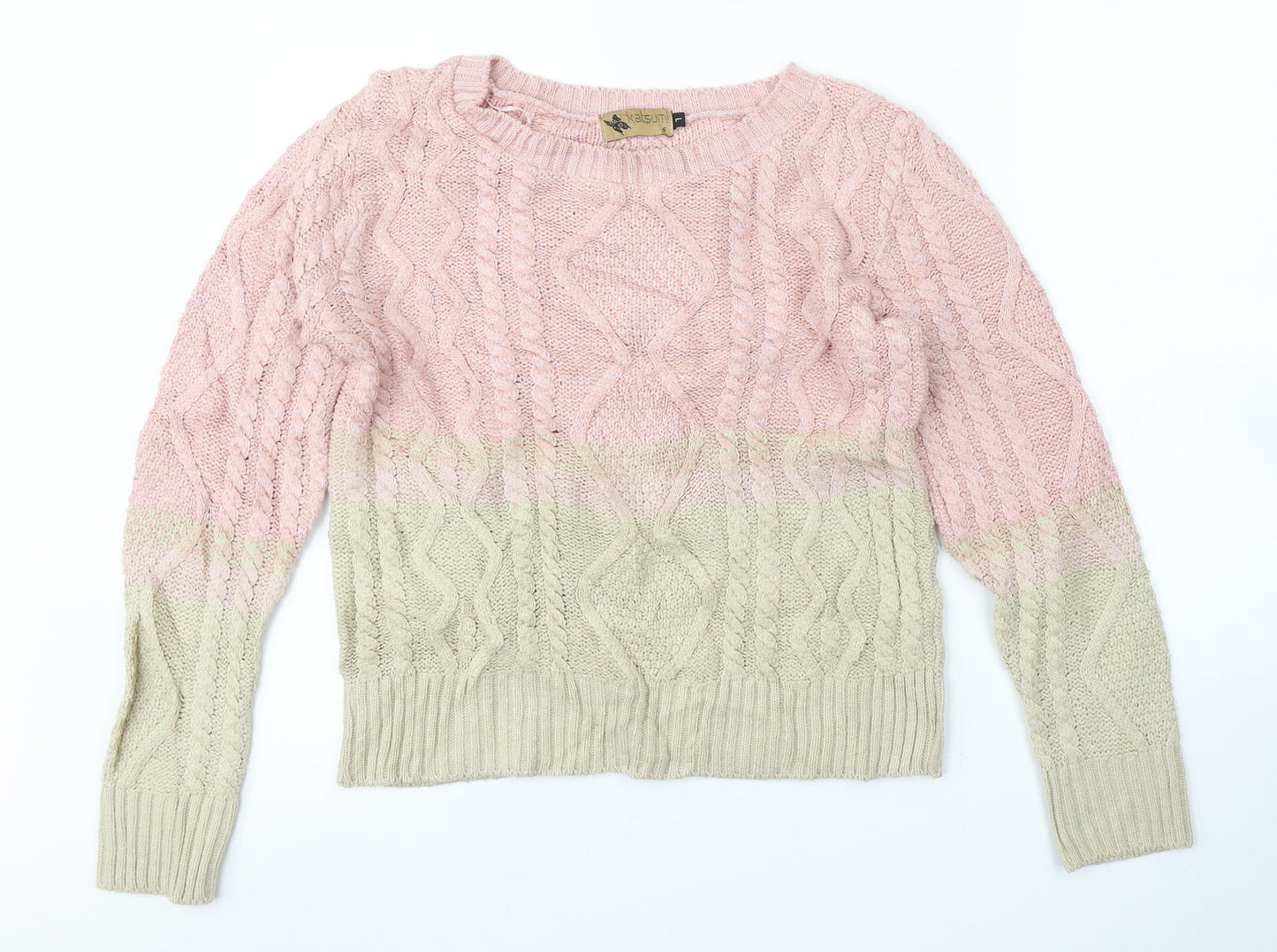 Womens UK Size L KATSUMI Multicoloured Pullover Jumper