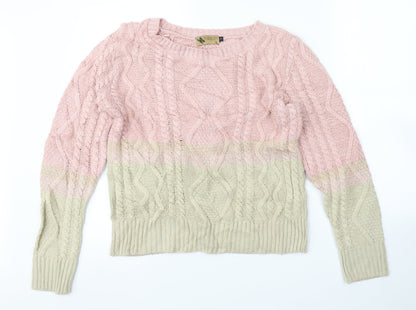 Womens UK Size L KATSUMI Multicoloured Pullover Jumper