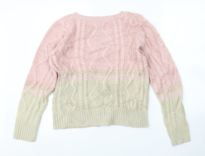 Womens UK Size L KATSUMI Multicoloured Pullover Jumper