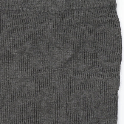 Clockhouse Womens Grey   Straight & Pencil Skirt Size M