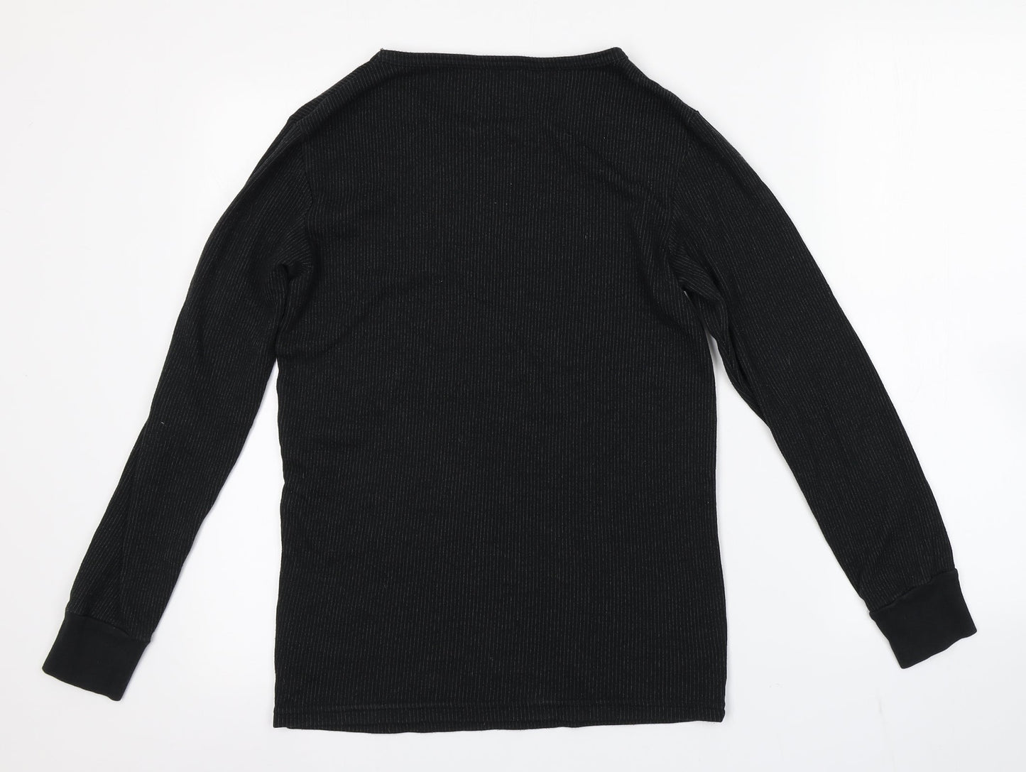 F&F Mens Grey Striped   T-Shirt Size S